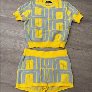 AKIRA Vibrant Yellow Knit Top